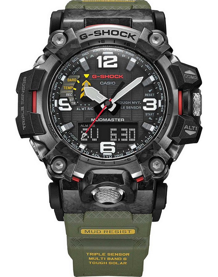 Часы Casio G-Shock GWG-2000-1A3DR (GWG-2000-1A3) — пластик, Япония