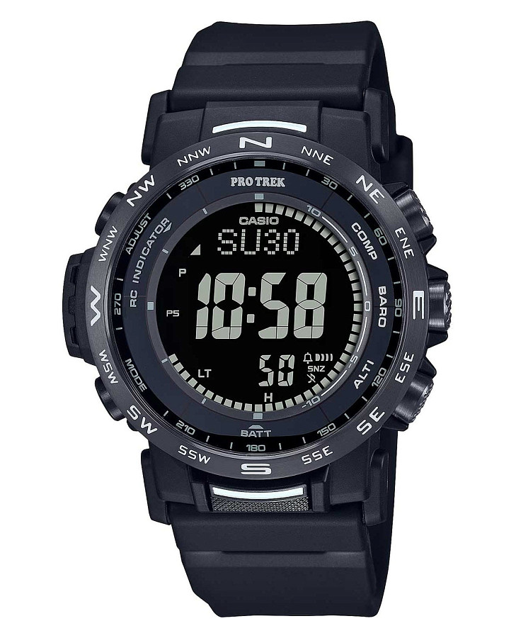 Часы Casio Pro Trek PRW-35Y-1BDR (PRW-35Y-1BER) — мужские, серый