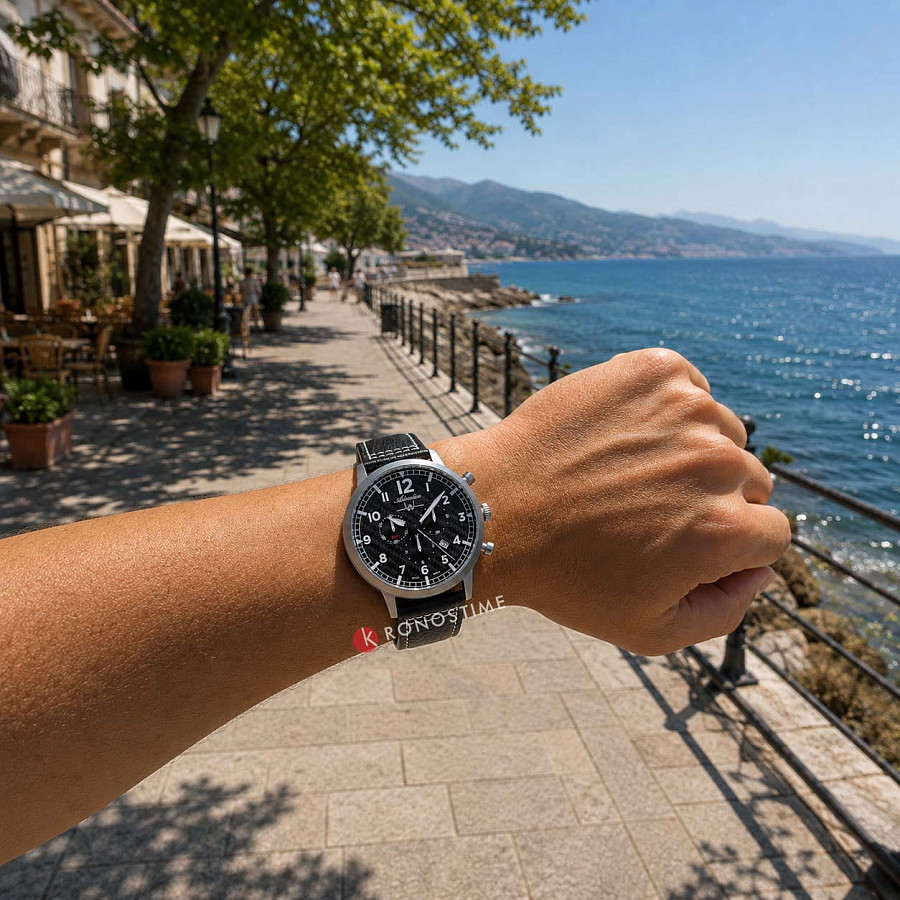 Часы Adriatica Classic Chronograph A8261.5224CH — кварцевые, сталь металл