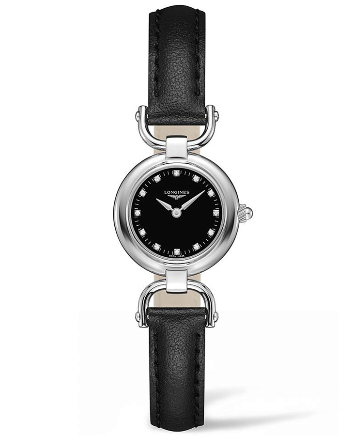Часы Longines Equestrian Collection L6.129.4.57.0 — женские, черный