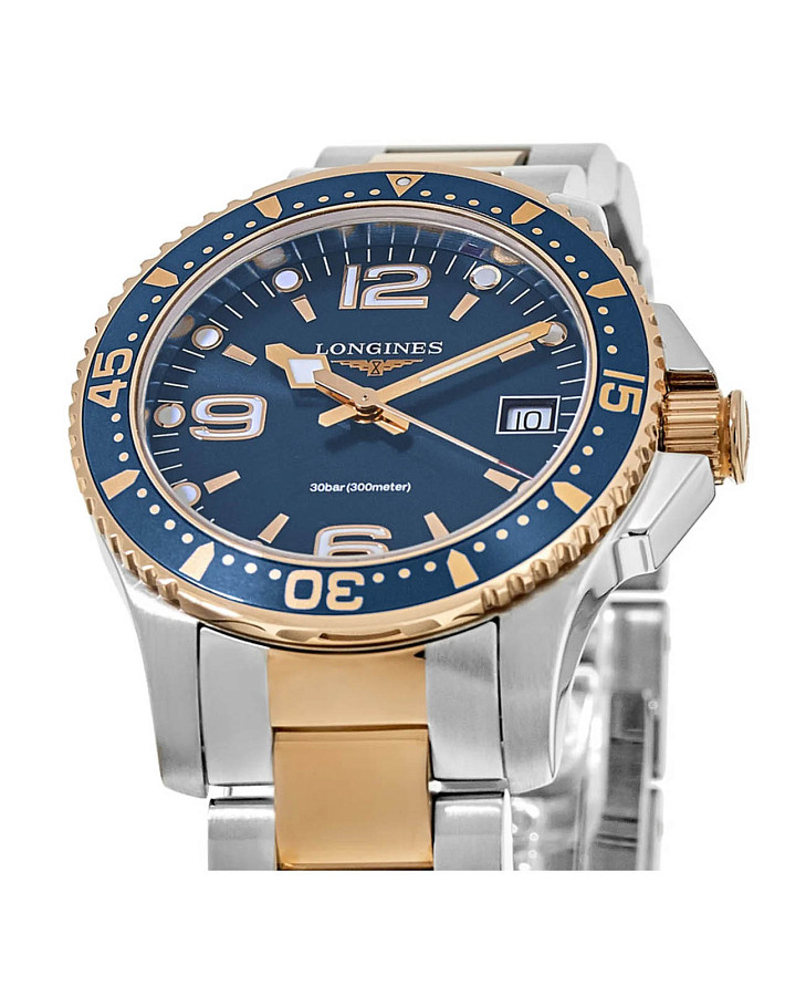 Часы Longines Hydroconquest L3.340.3.98.7 — металл сталь алюминий, Швейцария