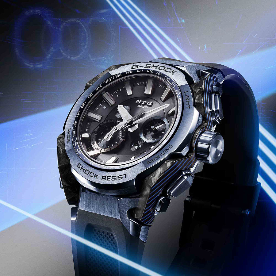 Часы Casio G-Shock Premium MTG-B4000B-1A2 — мужские, полимер
