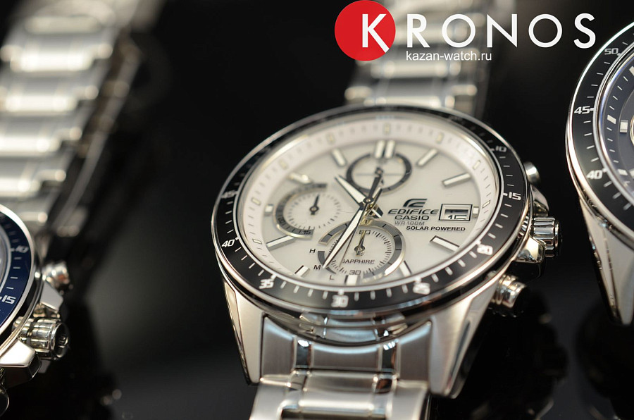 Часы Casio Edifice EFS-S510D-7A — мужские, нержавеющая сталь