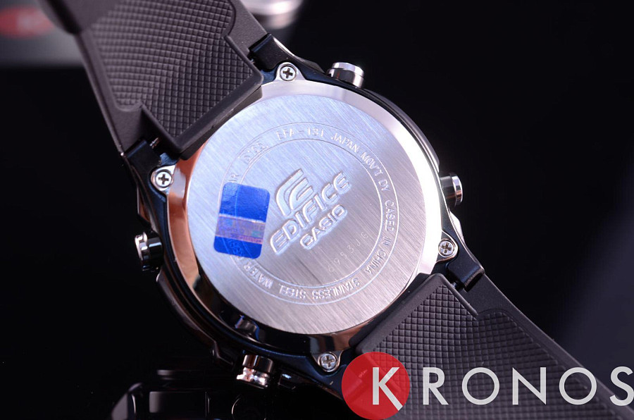 Часы Casio Edifice EFA-131PB-1A — каучук, мужские