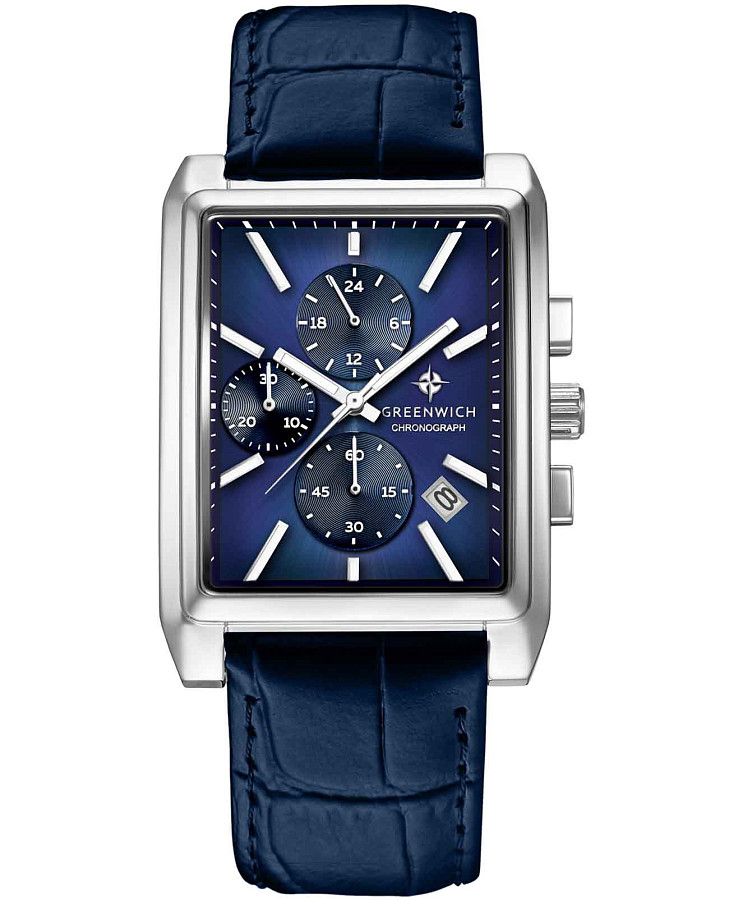 Часы Greenwich Galeon Chrono GW 553.16.16 — мужские, синий