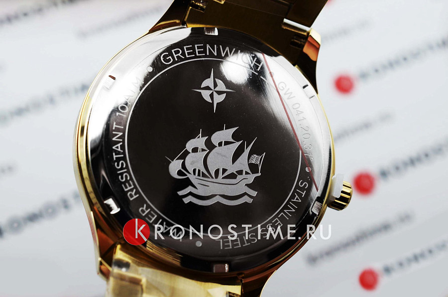 Часы Greenwich Helm GW 041.20.31 — сталь металл, Англия