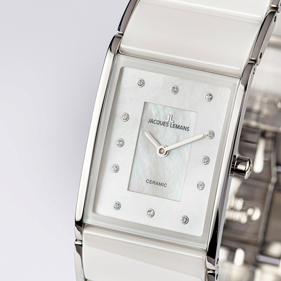 Часы Jacques Lemans High Tech Ceramic 1-1940G — кварцевые, сталь металл