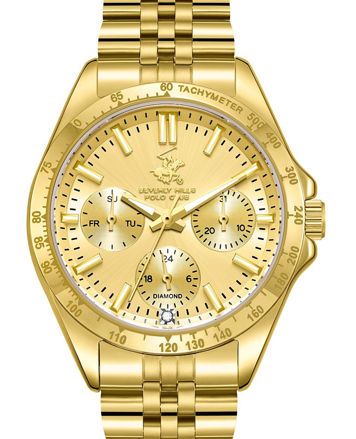 Часы Beverly Hills Polo Club BP3771C.110 — кварцевые, металл суперметалл