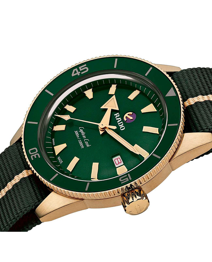 Часы Rado Captain Cook Automatic Bronze R32504317 — металл керамика бронза, Швейцария