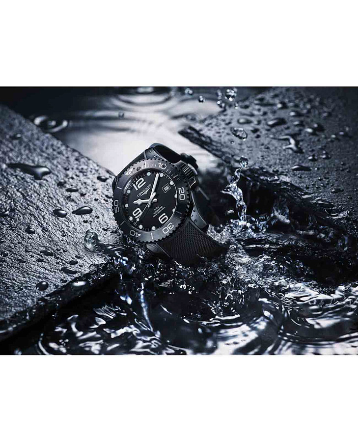 Часы Longines HydroConquest L3.784.4.56.9 — металл керамика, каучук