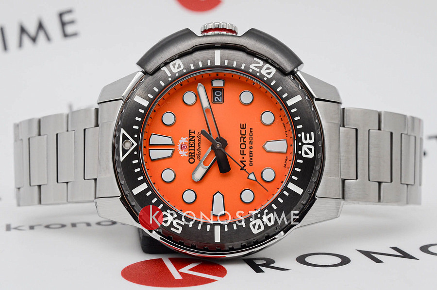 Часы Orient M-Force RA-AC0L08Y (RN-AC0L08Y) — механические, металл сталь