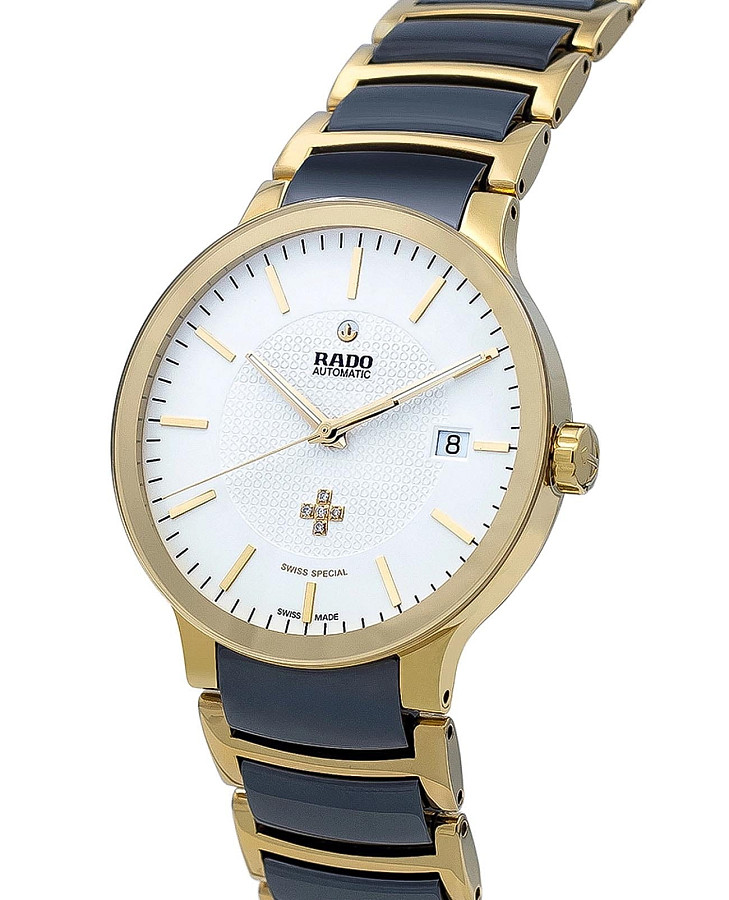 Часы Rado Centrix Automatic Diamonds R30079702 — механические, металл сталь