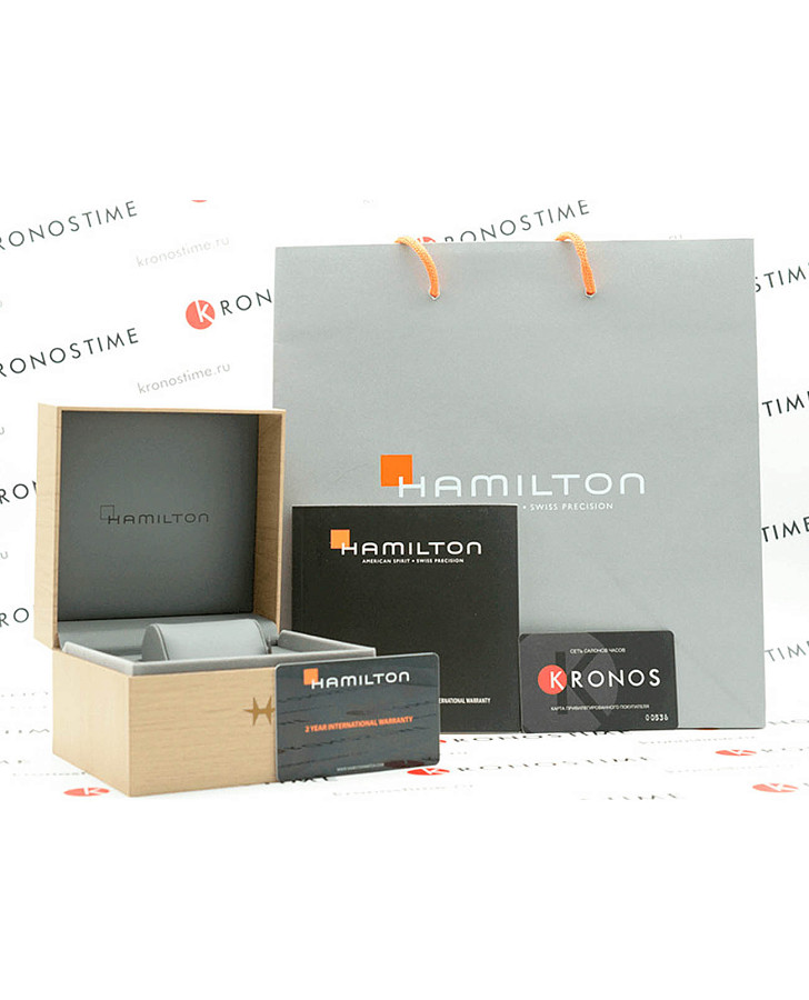 Часы Hamilton American Classic Intra-Matic Auto Chrono H38416560 — сталь, кожаный