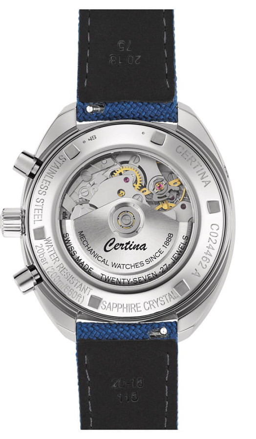 Часы Certina DS-2 C024.462.18.041.00 — тканевый, мужские