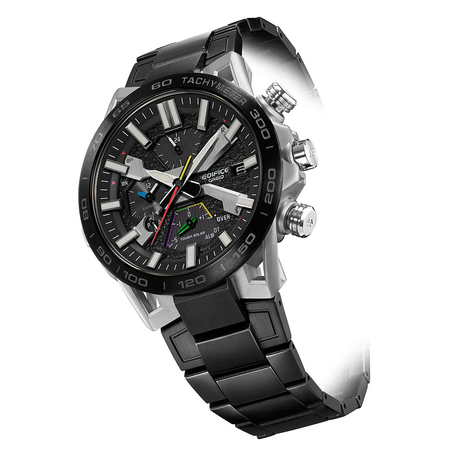 Часы Casio Edifice EQB-2000DC-1A — черный, металл сталь