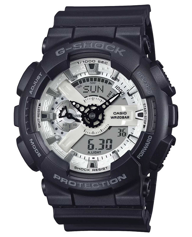 Часы Casio G-Shock GA-100WD-1A — мужские, белый