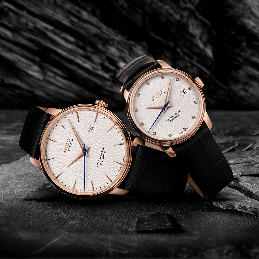 Часы Mido Baroncelli Chronometer M027.408.36.031.00 — Швейцария, механические