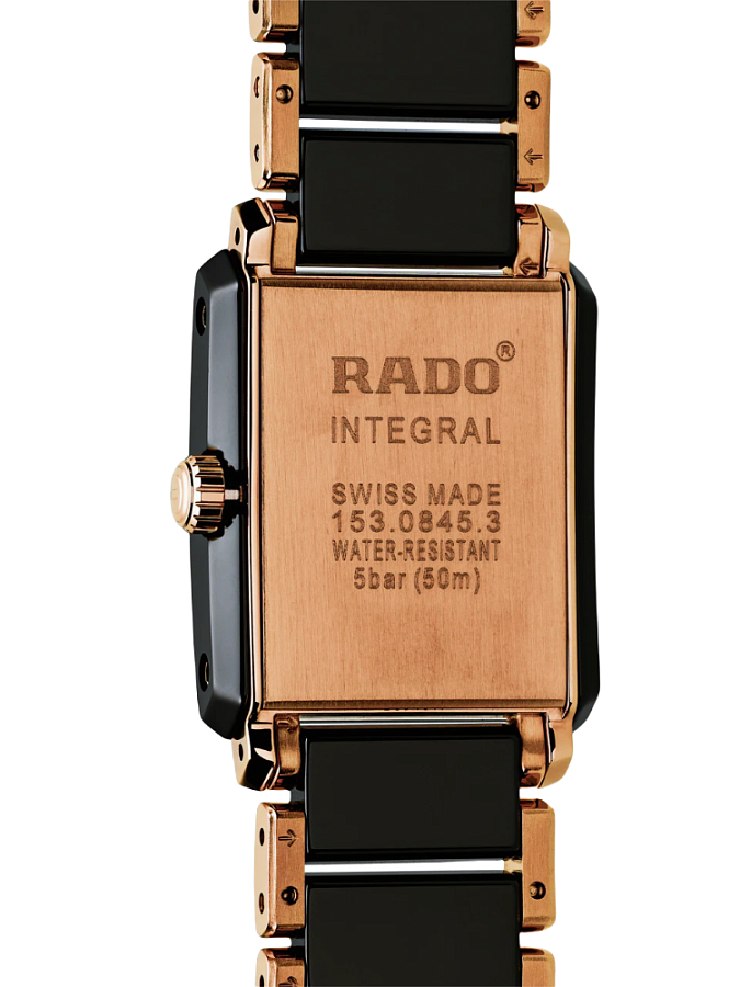 Часы Rado Integral Diamonds R20612712 — кварцевые, металл сталь керамика
