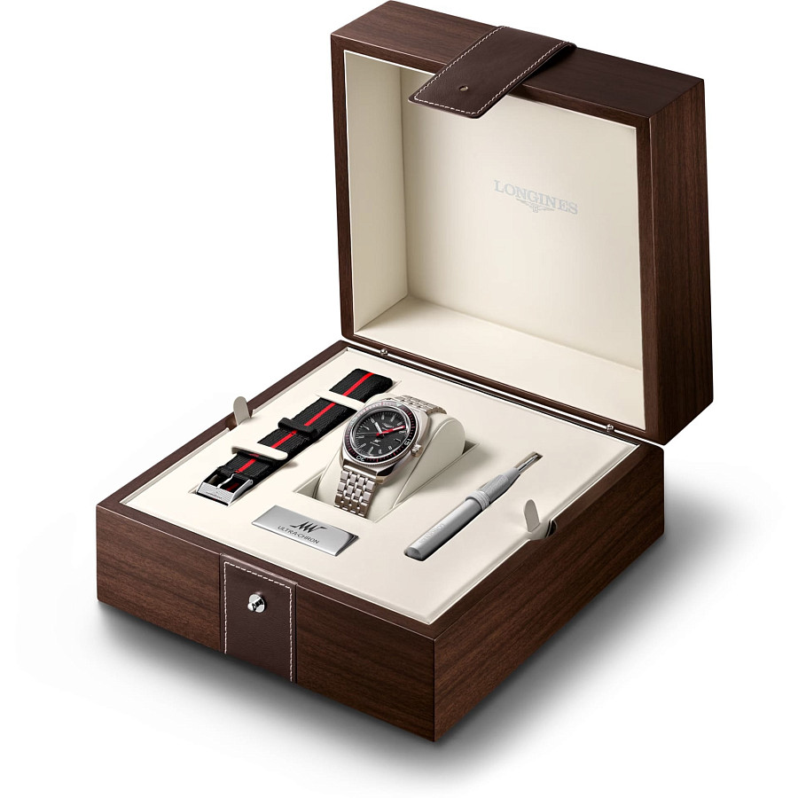 Часы Longines Ultra‑Chron Box Edition L2.836.4.52.9 — мужские, серебристый