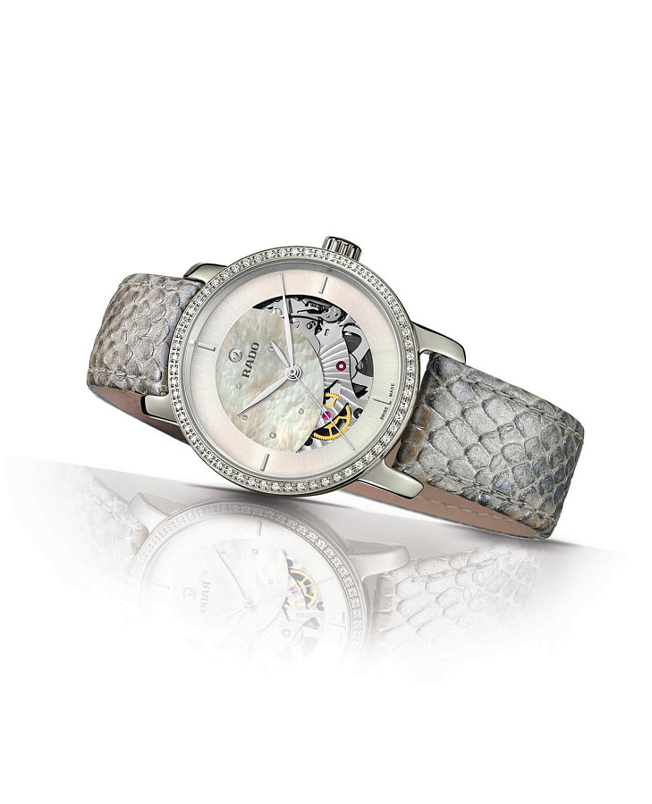 Часы Rado Diamaster Prajun R14058905 — белый, керамика