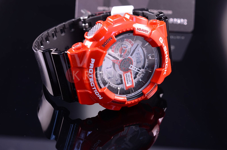 Часы Casio G-Shock GA-110RD-4A — электронные, пластик