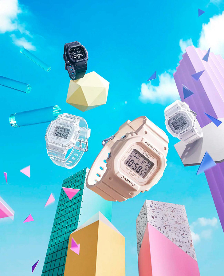 Часы Casio Baby-G BGD-565US-7DR (BGD-565US-7) — пластик, женские