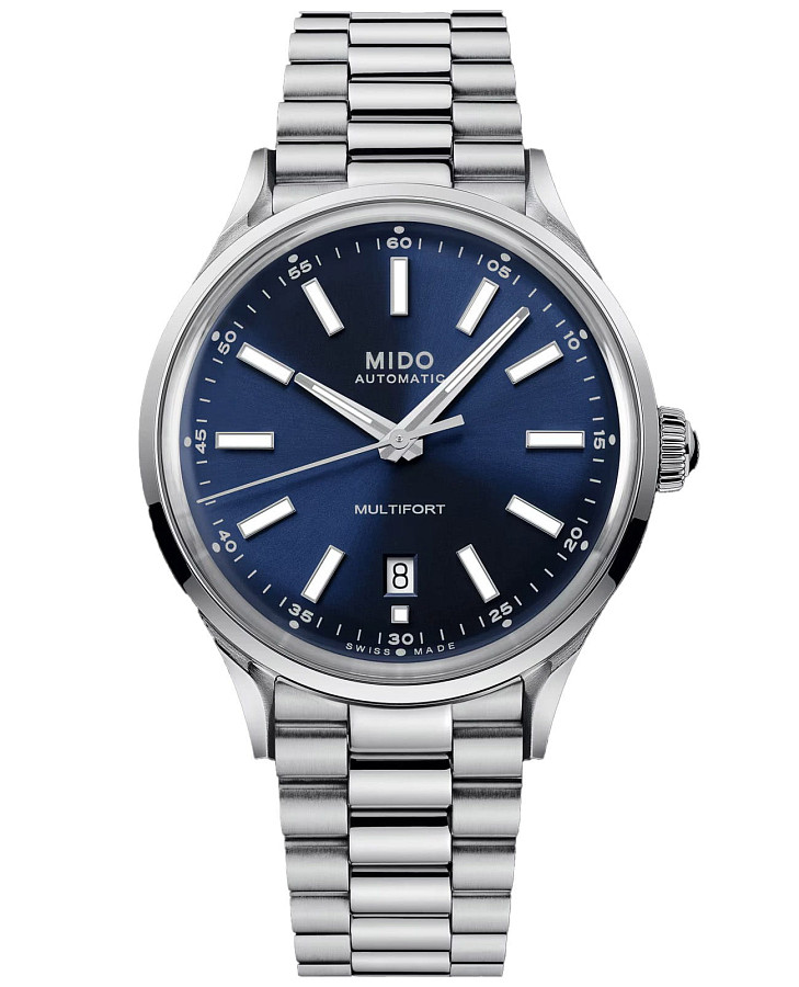 Часы Mido Multifort Patrimony Powerwind M040.407.11.041.00 — мужские, синий