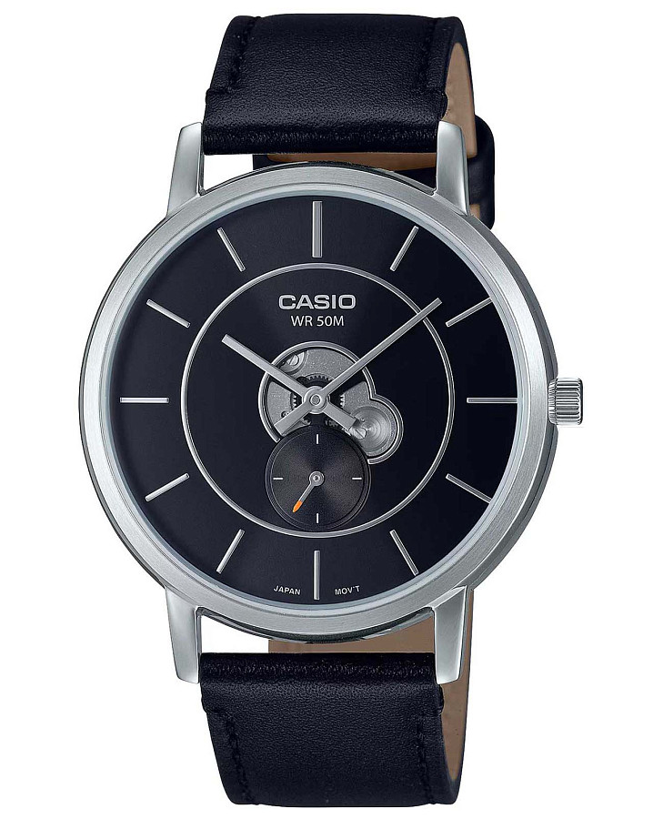 Часы Casio Collection MTP-B130L-1A — мужские, черный