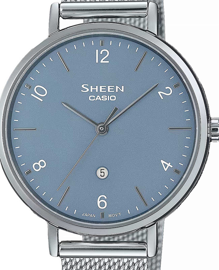 Часы Casio Sheen SHE-4562M-2A — кварцевые, металл сталь