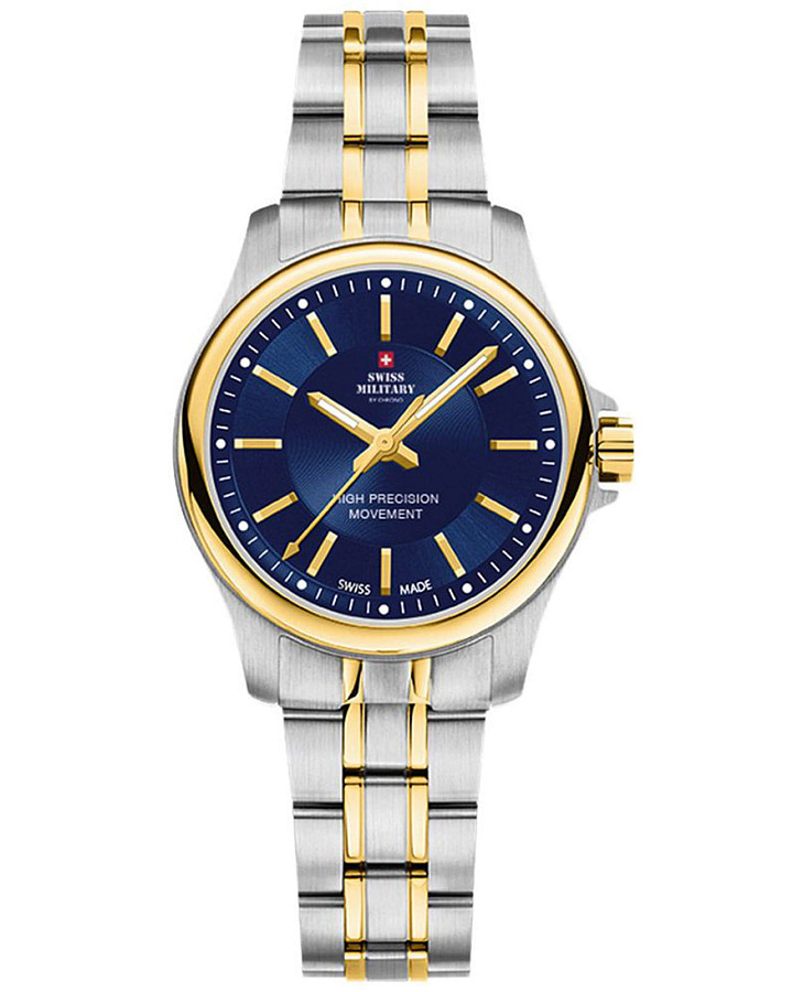 Часы Swiss Military by Chrono Сверхточные SM30201.06 — женские, синий