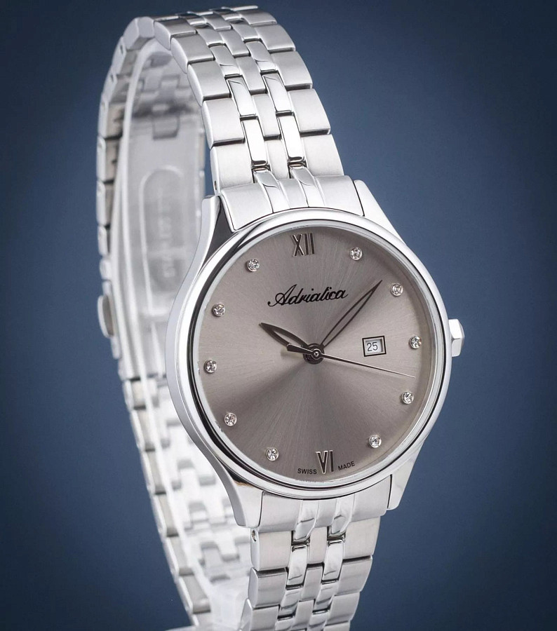 Часы Adriatica A3547.5187Q — кварцевые, металл сталь