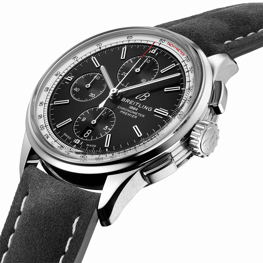 Часы Breitling Premier Chronograph 42 A13315351B1X1 — механические, металл сталь