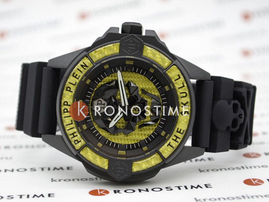 Часы Philipp Plein The Skull Carbon Fiber PWAAA1922 — Германия, кварцевые