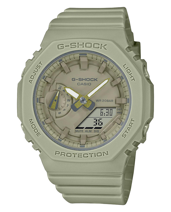 Часы Casio G-Shock GMA-S2100BA-3A — женские, зеленый