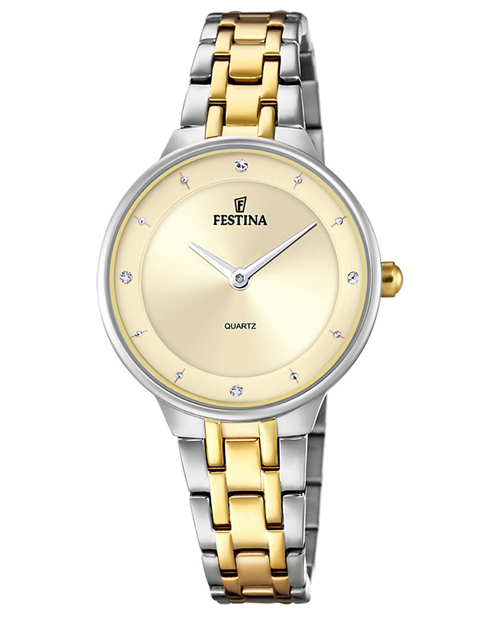 Часы Festina Mademoiselle F20625/2 — женские, золотистый