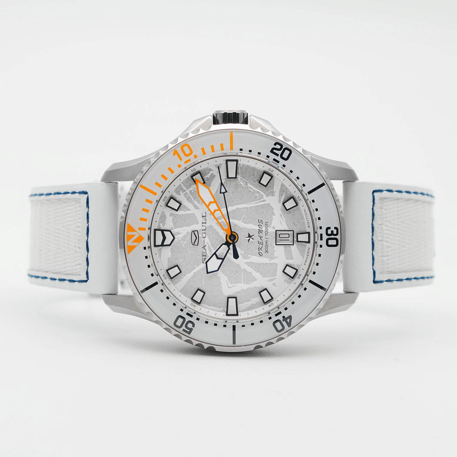 Часы Seagull Ocean Star Pro 414.12.1210 — кожа + нейлон, мужские