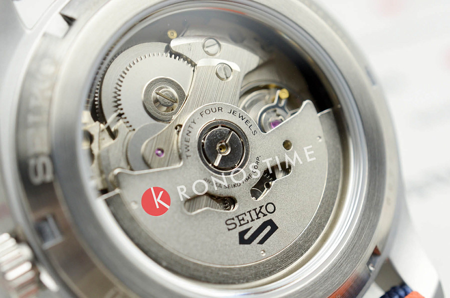 Часы Seiko 5 Sports SRPH31K1 — мужские, кожа + нейлон
