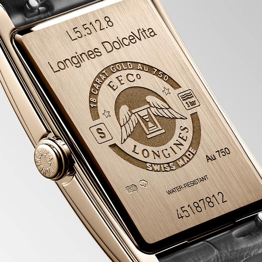 Часы Longines DolceVita L5.512.8.75.2 — женские, кожаный