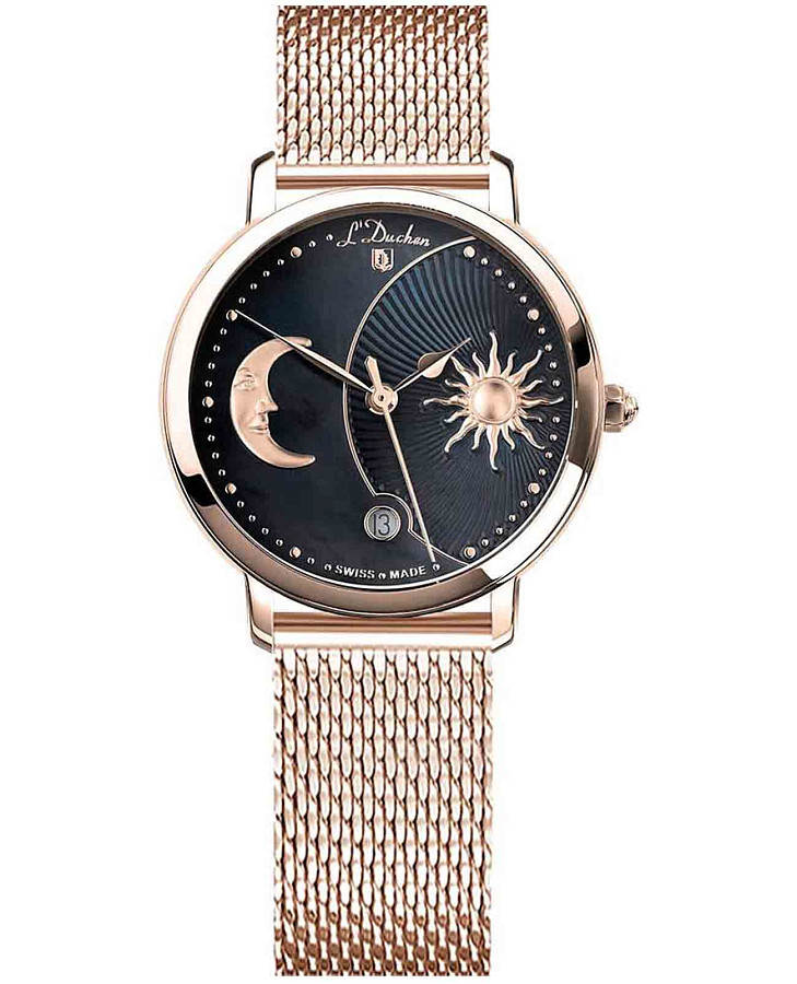 Часы L'Duchen Day & Night D 781.41.31 M — женские, антрацитовый