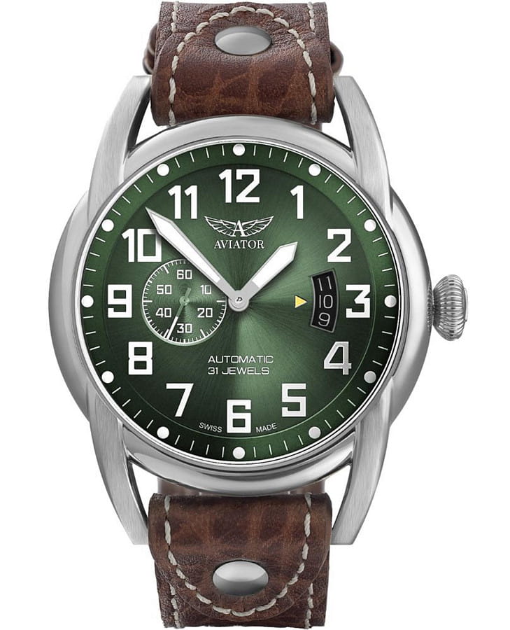 Часы Aviator Bristol Scout V.3.18.0.311.4 — мужские, зеленый