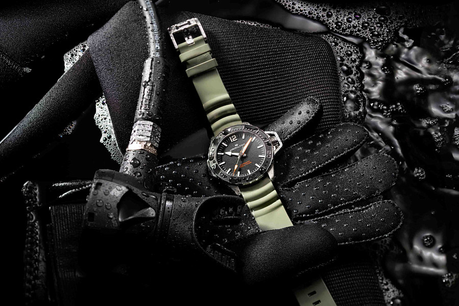 Часы Hamilton Khaki Navy Frogman Auto H77825331 — Швейцария, мужские