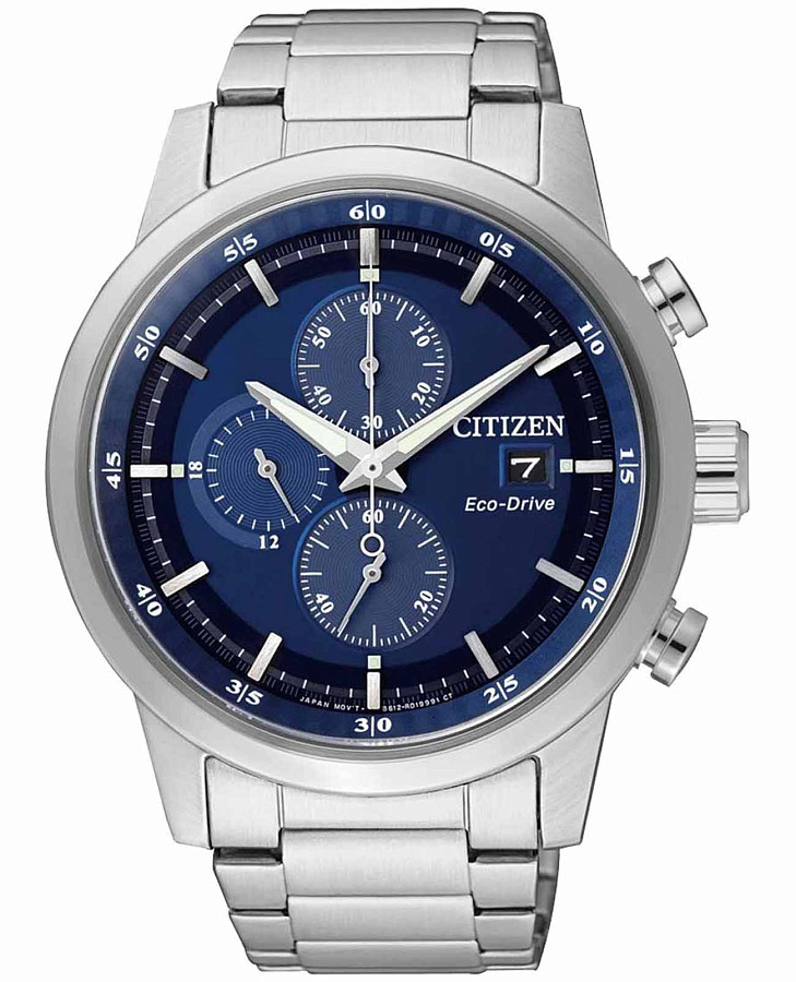 Часы Citizen Eco-Drive CA0610-52L — мужские, синий
