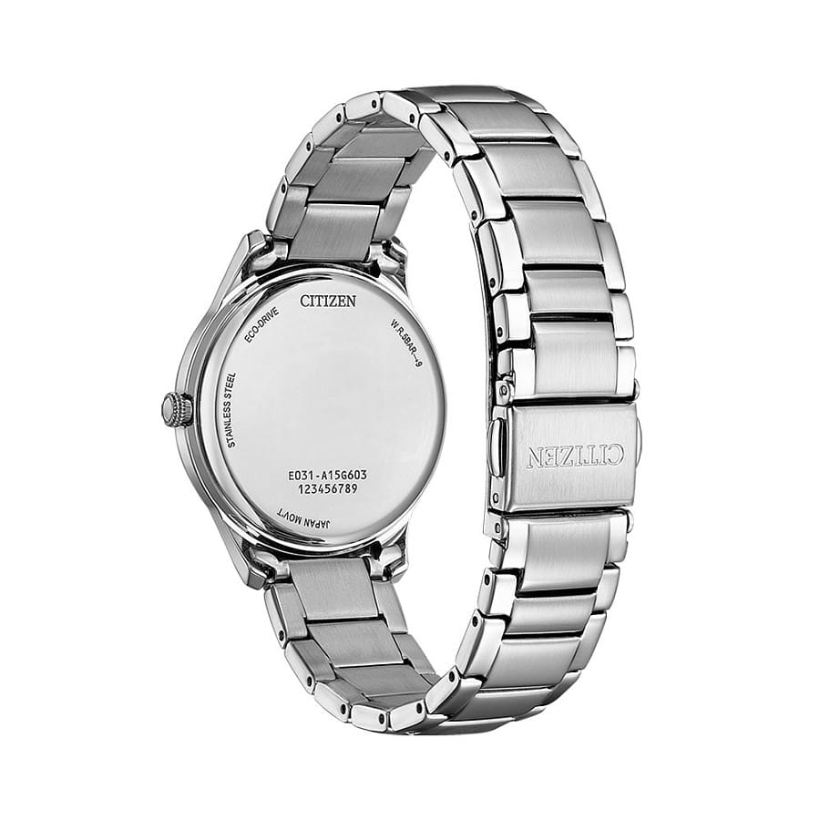 Часы Citizen Eco-Drive EM1220-58Y — кварцевые, металл сталь