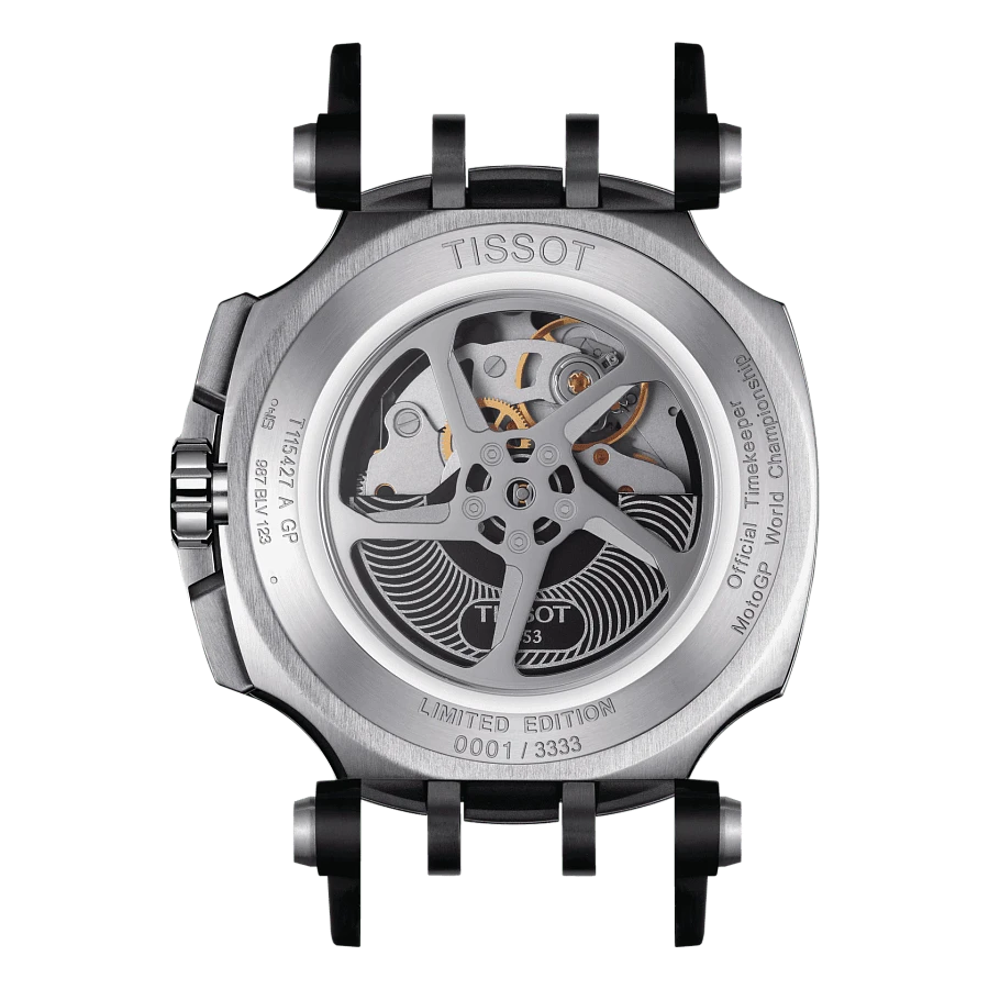 Часы Tissot T-Race MotoGP Automatic Chronograph 2022 Limited Edition T115.427.27.057.01 — кожа + нейлон, мужские
