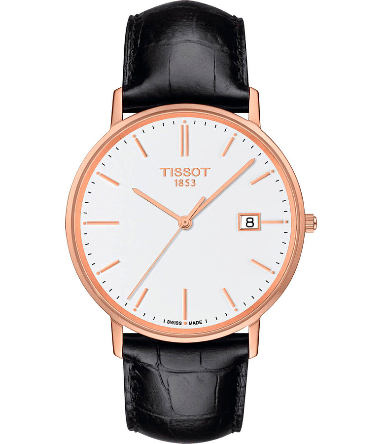 Часы Tissot Goldrun 18K Gold T922.410.76.011.00 — мужские, белый