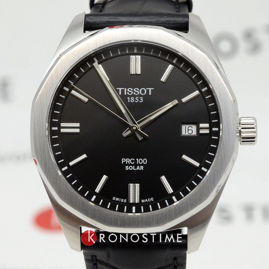 Часы Tissot PRC 100 Solar Quartz 39mm T151.422.16.051.00 — Швейцария, кварцевые