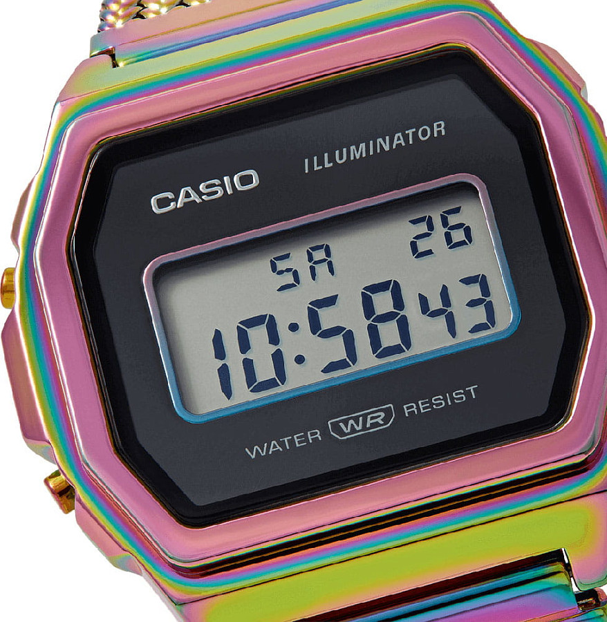 Часы Casio Vintage A1000PRW-1 — сталь с ip покрытием, мужские