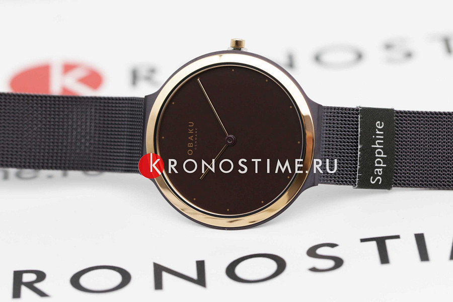 Часы Obaku Mesh V269LXXNMN — кварцевые, сталь металл