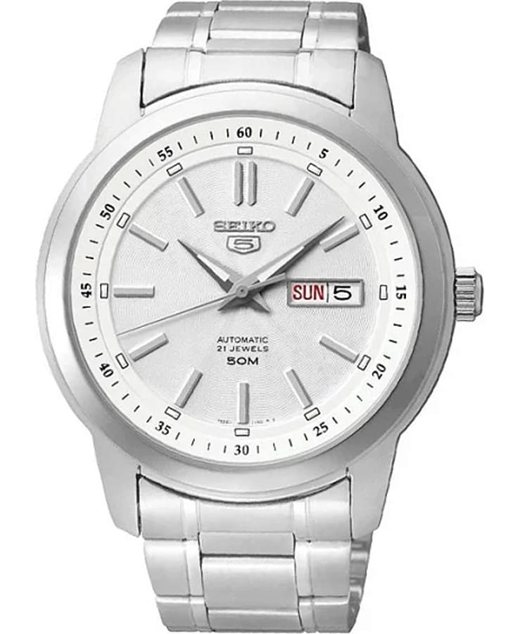 Часы Seiko 5 Sports SNKM83J1 — мужские, белый