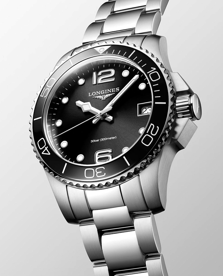 Часы Longines HydroConquest L3.370.4.56.6 — нержавеющая сталь, женские